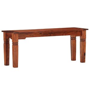 vidaXL Panca 110 cm in Legno Massello di Acacia