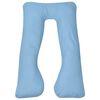 vidaXL Cuscino di Gravidanza 90 x 145 cm Azzurro