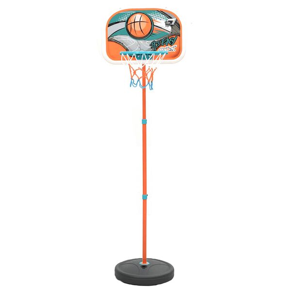 vidaXL Set da Basket Portatile Regolabile 133-160 cm