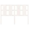 vidaXL Testiera per Letto Bianca 125,5x4x100 cm Legno Massello di Pino