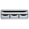 Exacompta Set Cassetti Scrivania Toolbox con 4 Cassetti Grigio Chiaro