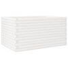 vidaXL Fioriera da Giardino Bianca 90x60x46 cm Legno Massello di Pino
