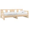 vidaXL Dormeuse Estraibile in Legno Massello di Pino 2x(90x200) cm