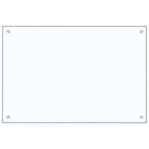 vidaXL Paraschizzi per Cucina Trasparente 90x60 cm in Vetro Temperato