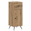 vidaXL Mobiletto da Bagno BREDA Rovere Artigianale 30 x 31 x 80 cm