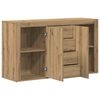 vidaXL Credenza Rovere artigianale 120 x 36 x 69 cm Legno multistrato