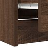 vidaXL Mobile TV Rovere Marrone 60x35x54 cm in Legno Multistrato