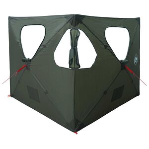 vidaXL Tenda da Caccia 145 x 145 x 150 cm Verde militare
