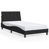 vidaXL Giroletto senza Materasso Hanko Nero 100x200 cm in Velluto