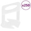 vidaXL Clip di Livellamento per Piastrelle 250 pz 1,5 mm