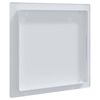 vidaXL Pannelli di Accesso 2 pcs Bianco 20 x 20 cm Plastica ABS
