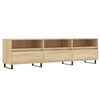vidaXL Mobile Porta TV Rovere Sonoma 150x30x44,5 cm Legno Multistrato