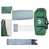 vidaXL Tenda da Campeggio a Cupola per 6 Persone Verde Impermeabile