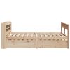 vidaXL Letto senza Materasso 140x190 cm in Legno Massello di Pino