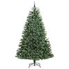 vidaXL Albero di Natale Artificiale con Rami Pieghevoli Verde 270 cm