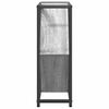 vidaXL Portabottiglie Grigio Sonoma 51 x 18 x 52,5 cm