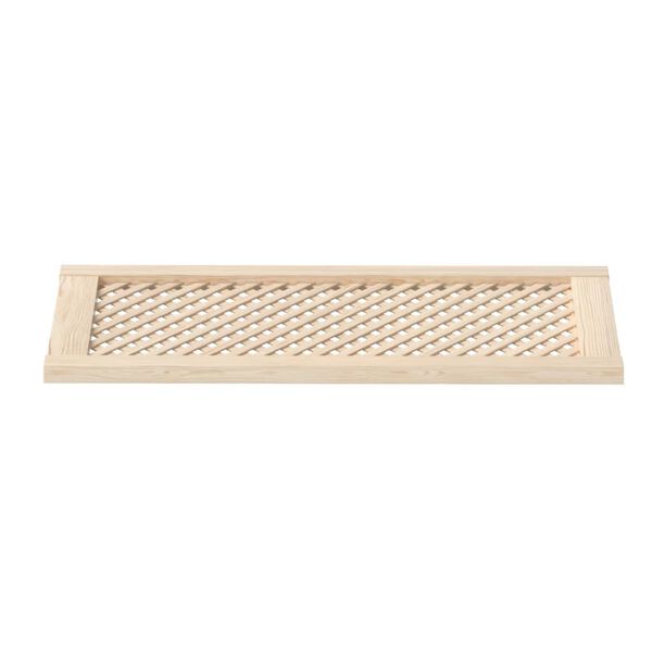 vidaXL Ante con Design a Reticolo 2 pz 39,5x99 cm in Legno di Pino