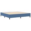vidaXL Struttura letto piattaforma Blu 200 x 200 cm Tessuto in Cords