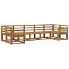 vidaXL Set di divani da esterno 7 pcs Naturale