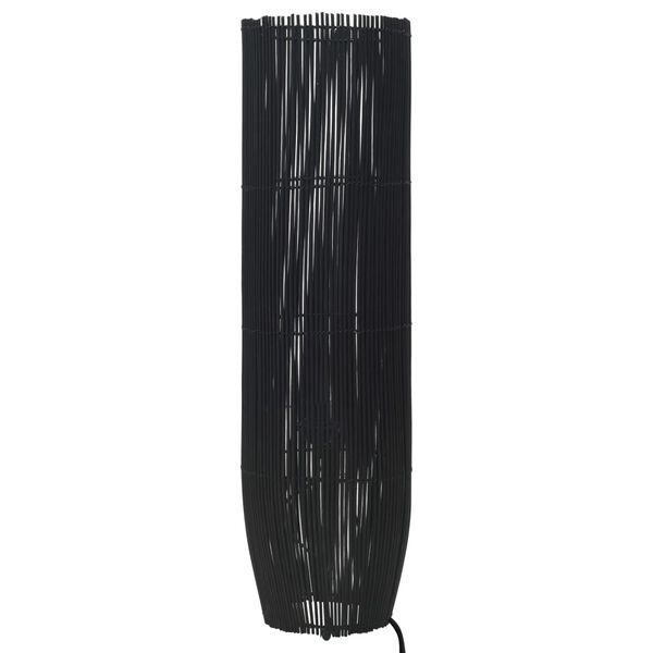 vidaXL Lampada da Pavimento in Salice Nera 52 cm E27