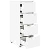 vidaXL Armadio Bianco 40 x 48 x 105 cm Legno multistrato