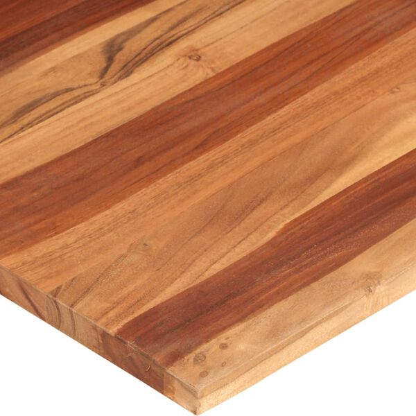 vidaXL Piano Tavolo in Legno Massello di Acacia 25-27 mm 60x70 cm
