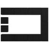vidaXL Set mobile TV 10 pcs Rovere Nero Legno multistrato