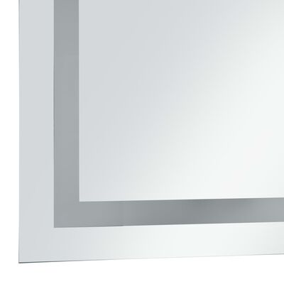 vidaXL Specchio LED da Bagno con Sensore Tattile 60x100 cm