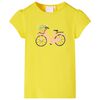 Maglietta da Bambina Gialla 104