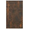 vidaXL Credenza 3 Cassetti Rovere Fumo 120x41x75 cm Legno Multistrato