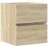 vidaXL Mobile Lavabo Rovere Sonoma 41x38,5x45 cm in Legno Multistrato