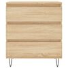 vidaXL Credenza Rovere Sonoma 60x35x70 cm in Legno Multistrato