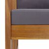 vidaXL Set Divani da Giardino 2 pz con Cuscini in Massello di Acacia
