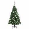 vidaXL Albero di Natale artificiale con 300 LED Verde 180 cm
