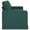 vidaXL Divano Verde Scuro 222 x 80 x 82 cm Tessuto