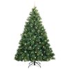 vidaXL Albero di Natale artificiale con 300 LED Verde 240 cm PE e PVC