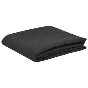 vidaXL Tovaglia da Tavolo Quadrato Grigio Scuro 110 x 110 cm