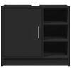 vidaXL Mobile Lavabo Nero 63x29x55 cm in Truciolato