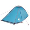 vidaXL Tenda da Campeggio a Cupola per 4 Persone Blu Impermeabile