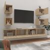 vidaXL Set di Mobili Porta TV 6 pz Rovere Sonoma in Legno Multistrato