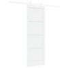 vidaXL Porta scorrevole 73,5 x 211 cm Legno ingegnerizzato Bianco