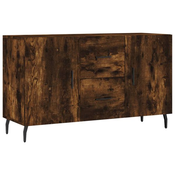 vidaXL Credenza Rovere Fumo 100x36x60 cm in Legno Multistrato