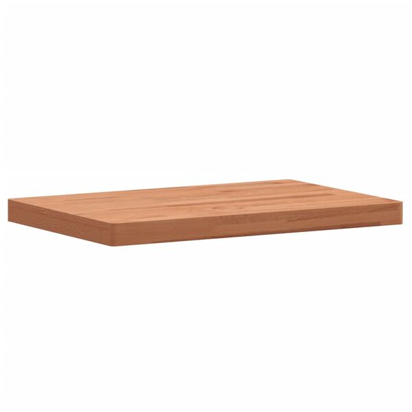 vidaXL Piano Tavolo 80x40x4cm Rettangolare Legno Massello di Faggio