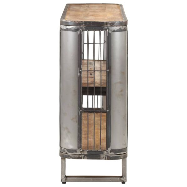 vidaXL Credenza 120x30x73 cm in Legno Massello di Mango