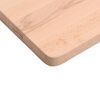 vidaXL Piano per Scrivania 80x(36-40)x2,5 cm Legno Massello di Faggio