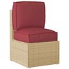 vidaXL Set di Cuscini per Pallet 2 pcs Rosso Vino Tessuto Oxford