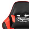 vidaXL Sedia da Gaming Girevole Rossa in PVC