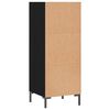 vidaXL Credenza Nera 34,5x32,5x90 cm in Legno Multistrato