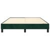 vidaXL Struttura Letto a Rete a Molle Verde Scuro 140x200 cm in Velluto