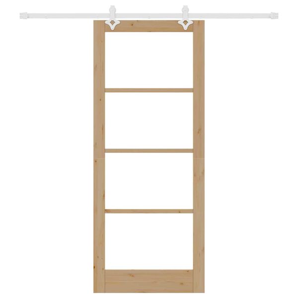 vidaXL Porta scorrevole Naturale 86 x 211 cm